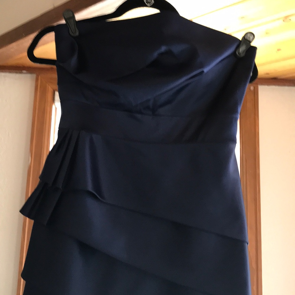 Gorgeous Max & Cleo Royal Blue Strapless Dress Sz4 - Picture 6 of 12